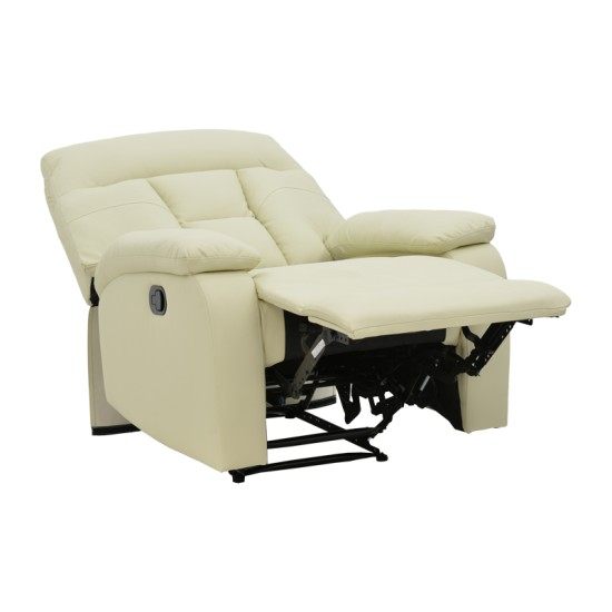 Πολυθρόνα relax Terpsi  κρεμ PU 80x94x100εκ Model: 269-000009