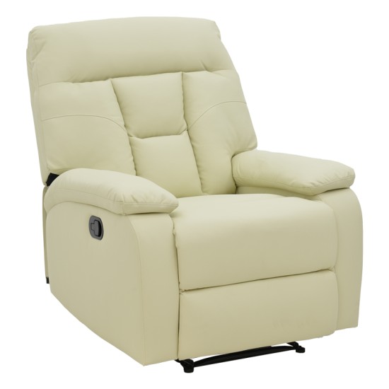 Πολυθρόνα relax Terpsi  κρεμ PU 80x94x100εκ Model: 269-000009