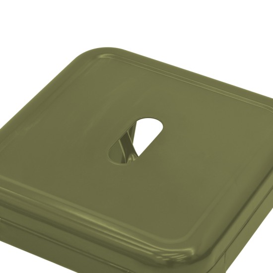 Σκαμπό Utopia  μέταλλο σε λαδί απόχρωση 30x30x45εκ Σκαμπό Utopia  μέταλλο σε λαδί απόχρωση 30x30x45εκ