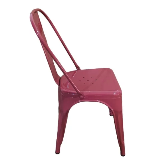 Καρέκλα Utopia  μέταλλο terracotta 44x44x85εκ