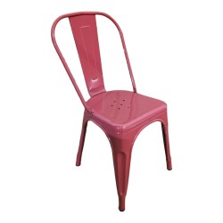 Καρέκλα Utopia  μέταλλο terracotta 44x44x85εκ