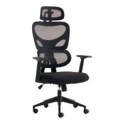 Καρέκλα γραφείου διευθυντή Cadrey  mesh μαύρο 67x64x120-128εκ Καρέκλα γραφείου διευθυντή Cadrey  mesh μαύρο 67x64x120-128εκ