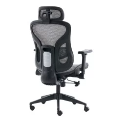 Καρέκλα γραφείου εργασίας Mesgo  μαύρο-γκρι 68x67-72x110-136εκ