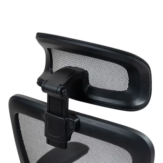 Καρέκλα γραφείου εργασίας Zenyk  mesh μαύρη 63x70x126εκ