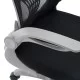 Καρέκλα γραφείου εργασίας Annalise  μαύρο mesh 57x53x100εκ