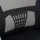 Καρέκλα γραφείου εργασίας Annalise  μαύρο mesh 57x53x100εκ