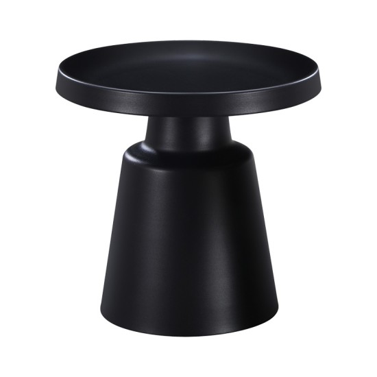 Τραπέζια σαλονιού Ginoze  σετ 2τεμ μέταλλο σε μαύρη απόχρωση