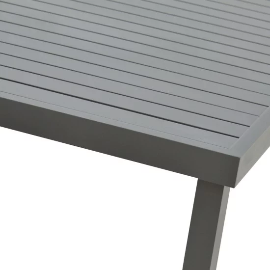 Τραπέζι Kliton αλουμινίου ανθρακί 150x80x74εκ Τραπέζι Kliton αλουμινίου ανθρακί 150x80x74εκ