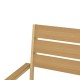 Πολυθρόνα Breze  στοιβαζόμενη plywood σε φυσική-αλουμίνιο σε cappuccino απόχρωση 57.5x60x88εκ