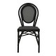 Καρέκλα κήπου Nacia  pakoworld μαύρο αλουμίνιο-μαύρο textilene 45x59x85εκ Model: 289-000006