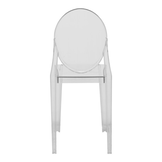 Καρέκλα Narova  διάφανο PC 40x45x92εκ