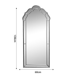 Καθρέπτης Klorens Inart χρυσό  μέταλλο 60x3x138εκ Model: 295-000014