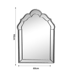 Καθρέπτης Xoton Inart χρυσό μέταλλο 60x3x90εκ Model: 295-000016