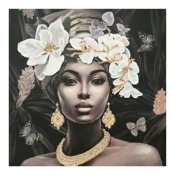 Πίνακας σε καμβά Beauty 3D Inart 100x3x100εκ