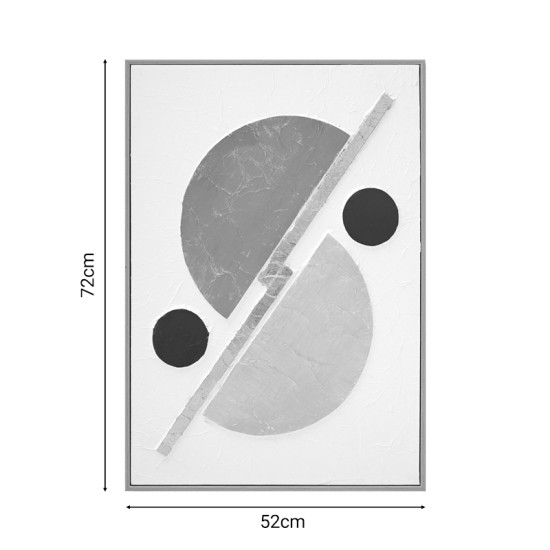 Πίνακας σε καμβά Geometric Inart 52x4.5x72εκ Πίνακας σε καμβά Geometric Inart 52x4.5x72εκ