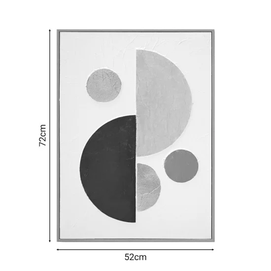 Πίνακας σε καμβά Geometric I Inart 52x4.5x72εκ Πίνακας σε καμβά Geometric I Inart 52x4.5x72εκ