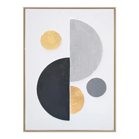 Πίνακας σε καμβά Geometric I Inart 52x4.5x72εκ Πίνακας σε καμβά Geometric I Inart 52x4.5x72εκ