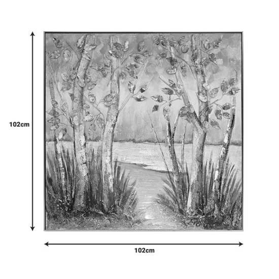Πίνακας σε καμβά Leambre I Inart 102x4.5x102εκ Πίνακας σε καμβά Leambre I Inart 102x4.5x102εκ