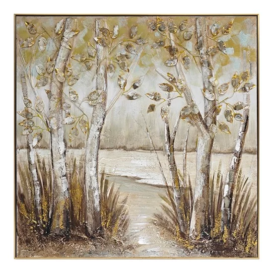 Πίνακας σε καμβά Leambre I Inart 102x4.5x102εκ Πίνακας σε καμβά Leambre I Inart 102x4.5x102εκ