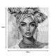 Πίνακας σε καμβά Turban Ι Inart 80x3x80εκ Πίνακας σε καμβά Turban Ι Inart 80x3x80εκ
