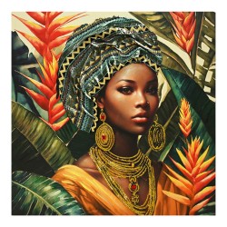 Πίνακας σε καμβά Gangalo 3D Inart 100x3x100εκ