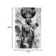 Πίνακας σε καμβά Georgina Inart 80x3x120εκ Πίνακας σε καμβά Georgina Inart 80x3x120εκ