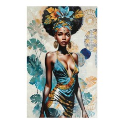 Πίνακας σε καμβά Georgina 3D Inart 80x3x120εκ