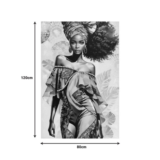 Πίνακας σε καμβά Georgina I Inart 80x3x120εκ Πίνακας σε καμβά Georgina I Inart 80x3x120εκ