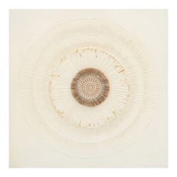 Πίνακας σε καμβά Circled 3D Inart 80x3x80εκ