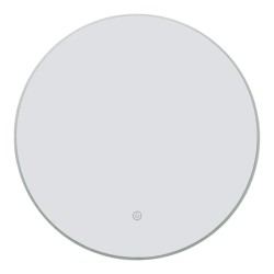 Καθρέπτης Led Lucox Inart pp-αλουμίνιο Φ60x3εκ