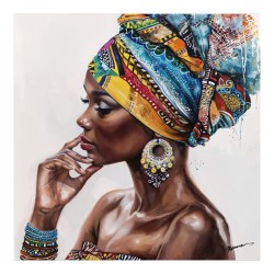 Πίνακας σε καμβά Jalo Ι 3D Inart με πλαίσιο 80x3.5x80εκ