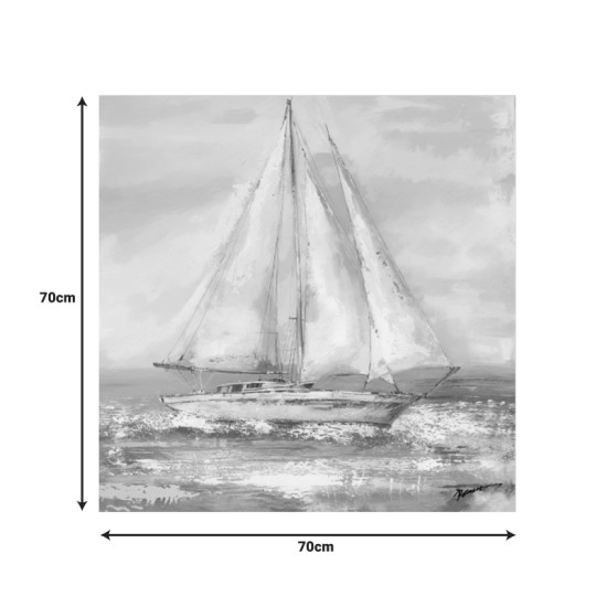Πίνακας σε καμβά Siedo I Inart με πλαίσιο 70x3.5x70εκ Πίνακας σε καμβά Siedo I Inart με πλαίσιο 70x3.5x70εκ