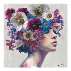 Πίνακας σε καμβά Mavare 3D Inart με πλαίσιο 100x3.5x100εκ