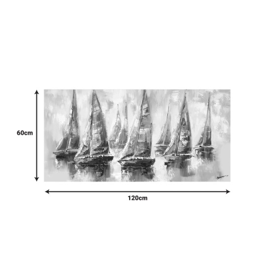 Πίνακας σε καμβά Yelkan Inart με πλαίσιο 120x3.5x60εκ Πίνακας σε καμβά Yelkan Inart με πλαίσιο 120x3.5x60εκ