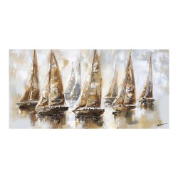 Πίνακας σε καμβά Yelkan Inart με πλαίσιο 120x3.5x60εκ