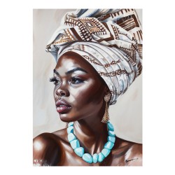 Πίνακας σε καμβά Zaira Ι Inart με πλαίσιο 70x3.5x100εκ