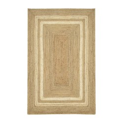 Χαλί Mazir Inart μπεζ-εκρού γιούτα 120x180x1εκ Χαλί Mazir Inart μπεζ-εκρού γιούτα 120x180x1εκ