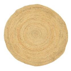 Χαλί Solon Inart φυσικό γιούτα 120x120x1εκ Χαλί Solon Inart φυσικό γιούτα 120x120x1εκ