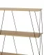 Βοηθητικό τραπέζι-ραφιέρα Tars οακ-μαύρο 120x30x90εκ Βοηθητικό τραπέζι-ραφιέρα Tars οακ-μαύρο 120x30x90εκ
