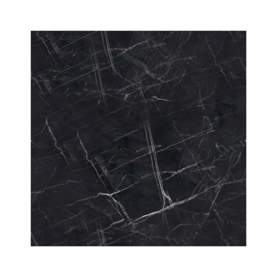 Επιφάνεια τραπεζιού Saran pakoworld μαύρο μαρμάρου 70x70εκ Model: 310-000028