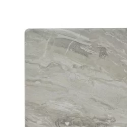 Επιφάνεια τραπεζιού Dirgo  τ.Werzalit ανοιχτό γκρι σε όψη μαρμάρου 70x70εκ