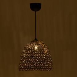 Φωτιστικό οροφής Lamper Inart ψάθινο φυσικό Φ30x82εκ Φωτιστικό οροφής Lamper Inart ψάθινο φυσικό Φ30x82εκ