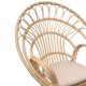 Πολυθρόνα Boloni Inart με μπεζ μαξιλάρι-φυσικό rattan 100x67x120εκ Model: 314-000006