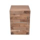 Βοηθητικό τραπέζι Werzy Inart φυσικό μασίφ ξύλο teak 35x35x49εκ Model: 315-000009