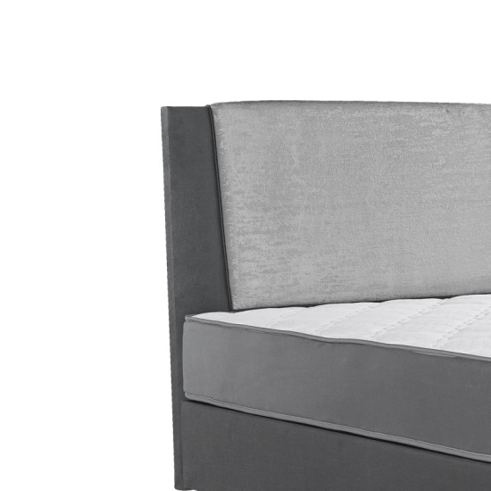 Κρεβάτι Tamon pakoworld διπλό με αποθηκευτικό χώρο ανθρακί 160x200εκ Model: 322-000002