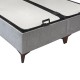 Κρεβάτι διπλό Serene pakoworld με αποθηκευτικό χώρο κρεμ ύφασμα 160x200εκ Model: 323-000001