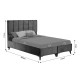 Κρεβάτι διπλό Dreamland pakoworld με αποθηκευτικό χώρο κρεμ ύφασμα 160x200εκ Model: 323-000007