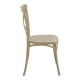 Καρέκλα Crossie pp σε απόχρωση cappucino 38x46.5x82εκ Καρέκλα Crossie pp σε απόχρωση cappucino 38x46.5x82εκ