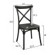 Καρέκλα Crossie pp σε απόχρωση cappucino 38x46.5x82εκ Καρέκλα Crossie pp σε απόχρωση cappucino 38x46.5x82εκ