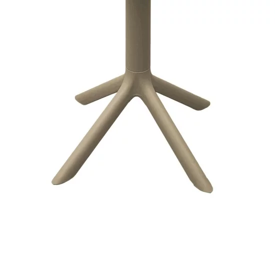 Τραπέζι Merkon  διάτρητο cappuccino PP Φ60x75εκ